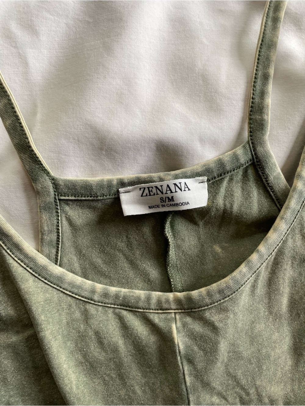 Olive Green Women's Jumpsuit - Casual U Style - Picture 3 of 7